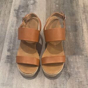 Tan Leather Women's Sandals
